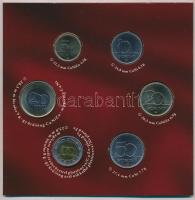 2012. 5Ft-200Ft (6xklf) elsőnapi veret, forgalmi sor dísztokban "Magyarország Alaptörvénye"...