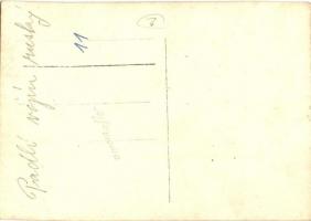 Második világháborús katonai lap, halott orosz katona / WWII dead Russian soldier, photo