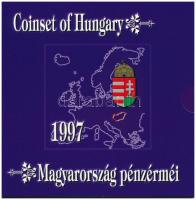 1997. 50f-200Ft (10xklf) forgalmi sor, benne 200Ft Ag Deák, karton díszcsomagolásban T:PP Adamo FO30.1