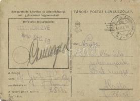 1943 Kellemes karácsonyi ünnepeket!. Tábori Postai Levelezőlap / WWII Hungarian military field post....