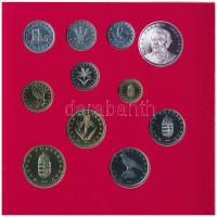 1994. 10f-200Ft (11xklf) forgalmi sor dísztokban, közte 1994. 200Ft Ag "Deák" T:PP
Adamo ...