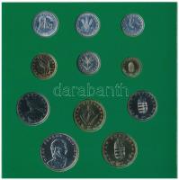 1995. 10f-200Ft (11xklf) forgalmi sor dísztokban, benne 200Ft Ag "Deák", "Magyarorszá...