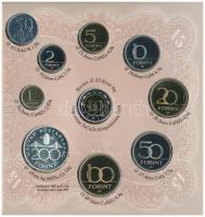 1998. 50f-200Ft (10xklf) forgalmi sor dísztokban + 1998. 100Ft alpakka "1848-1849. Szabadsághar...