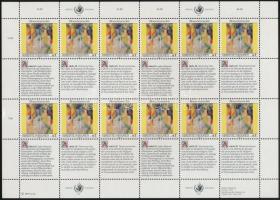 Declaration of Human Rights (III) mini sheet set Emberi jogok nyilatkozata (III) kisív sor