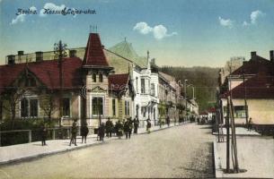 Zsolna, Sillein, Zilina; Kossuth Lajos utca / street view (Rb)