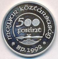 1992. 500Ft Ag "Károly Róbert" T:1-(PP) fo. 
Adamo EM123