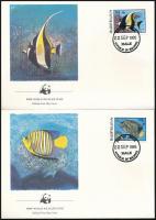 WWF: Halak sor 4 FDC-n WWF Fishes set 4 FDC