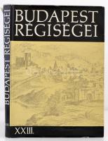 Budapest Régiségei XXIII. A Budapesti Történeti Múzeum Évkönyve. Szerk.: Tarjányi Sándor. Bp., 1973, BTM. Kiadói egészvászon kötés, kiadói papír védőborítóban. Megjelent 1150 példányban. Jó állapotban.