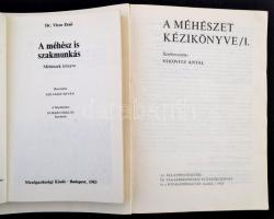 Vegyes méhészeti könyvtétel, 4 db: 

A méhészet kézikönyve I-II. Szerk.: Nikovitz Antal. Bp., 1983...