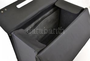 Műbőr retro pilótatáska, m:31 cm,  45×19 cm