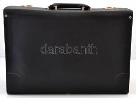 Műbőr retro pilótatáska, m:31 cm,  45×19 cm