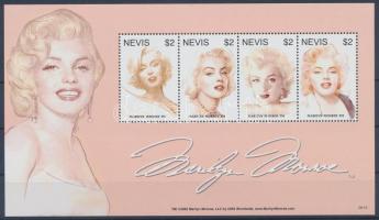 Marilyn Monroe mini sheet, Marilyn Monroe kisív