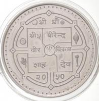 Nepál 1993. 500R Ag "Veszélyeztetett Állatvilág - Tigris" T:PP fo.
Nepal 1993. 500 Rupee ...