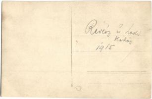 1915 Budapest, Révész utcai hadi kórház, sebesült katonák nővérrel és orvossal / WWI K.u.k. military...