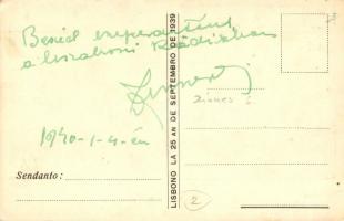 Esperanto en la Portugalia Nacia Radiostacio, Ladislao Zinner / Zinner László magyar eszperantista n...