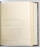 Kis alakú képeslapalbum 200 férőhellyel / Small sized postcard album for 200 postcards (18,5 cm x 25...