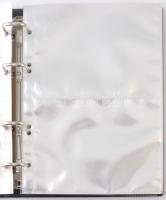 Lindner Nr. 5800 kis alakú gyűrűs képeslapalbum 200 férőhellyel / Lindner small sized annular postca...