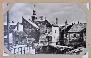 100 db MODERN Soproni városképes lap kis albumban / 100 modern Hungarian town view postcards from So...