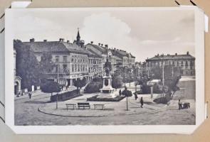 100 db MODERN Soproni városképes lap kis albumban / 100 modern Hungarian town view postcards from So...