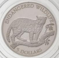 Niue 1992. 5$ Ag "Veszélyeztetett Állatvilág - Jaguár" T:PP fo.
Niue 1992. 5 Dollars Ag &...