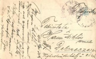 Die Türkei schlägt los. Bosporusausfahrt, Constantinopel mit der Kriegsflotte / Török hadiflotta Kon...