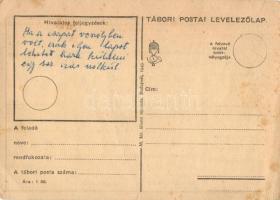 1943 Ezen a levelezőlapon mást nem szabad közölni. Tábori Postai Levelezőlap / WWII Hungarian milita...
