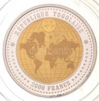 Togo 2004. 2000Fr Ag "A majom éve" T:PP
Togo 2004. 2000 Francs Ag "Year of the Monke...