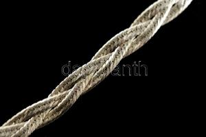 Ezüst(Ag) három szálas lapos fonott nyaklánc, jelzett, h: 45 cm, nettó: 10,6 g