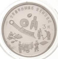 Kína 1992. 3Y Ag "Ősi kínai érmék" T:PP fo.
China 1992. 3 Yuan Ag "Ancien Chinese Co...
