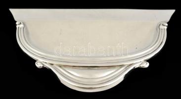 Ezüst(Ag) morzsalapát, jelzett, 19x12,5 cm, nettó: 100 g