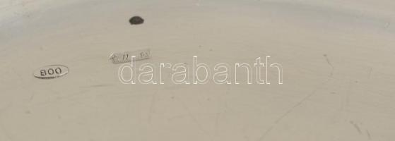 Ezüst(Ag) morzsalapát, jelzett, 19x12,5 cm, nettó: 100 g