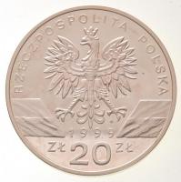 Lengyelország 1996. 20Zl Ag "Farkas család" T:PP fo. ujjlenyomat / Poland 1996. 20 Zlotych...