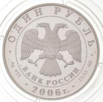 Oroszország 2006. 1R Ag "Mongól gazella" T:PP
Russia 2006. 1 Rouble Ag "Mongolian Ga...