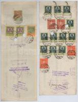 Budapest 1932-1927. 10db-os vegyes váltó tétel, mind kitöltött vagy félig kitöltött, váltóbélyegekke...