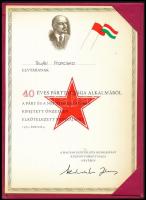 1924-1985 Vegyes papírrégiség tétel (részvény, oklevél, stb.)