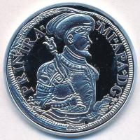 DN Magyar tallérok utánveretben - Apafi Mihály tallérja 1663 Ag emlékérem tanúsítvánnyal (20g/0.999/38,6mm) T:PP