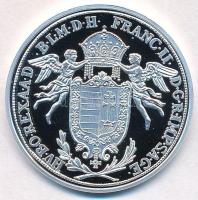 DN "Magyar tallérok utánveretben - I. Ferenc tallérja 1792" Ag emlékérem tanúsítvánnyal (2...