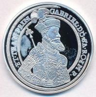 DN Magyar tallérok utánveretben - Bethlen Gábor tallérja 1628 Ag emlékérem tanúsítvánnyal (20g/0.999/38,6mm) T:PP