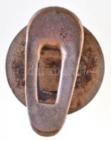 ~1930-1940. "E (Egyetemi Sport Club)" zománcozott fém gomblyukjelvény (15mm) T:2