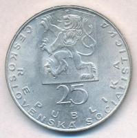 Csehszlovákia 1969. 25K Ag "J. E. Purkyne halálának 100. évfordulója" T:2 
Czechoslovakia...
