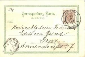 1897 (Vorläufer!) Ljubljana, Laibach; Landestheater, Landes Museum Rudolfinum, St. Jacobsdamm / thea...