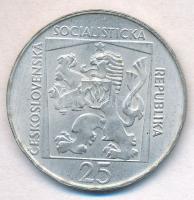 Csehszlovákia 1970. 25K Ag "50 éves a Szlovák Nemzeti Színház" T:2 
Czechoslovakia 1970. ...