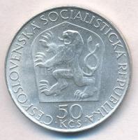 Csehszlovákia 1970. 50K Ag "Lenin születésének 100. évfordulója" T:2 
Czechslovakia 1970....