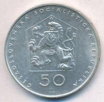 Csehszlovákia 1971. 50K Ag "50 éves a Csehszlovák Kommunista Párt" T:1-	
Czechoslovakia 1...