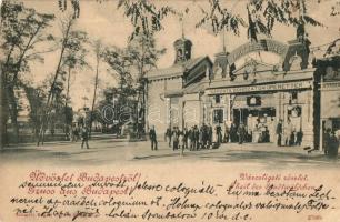 1898 Budapest XIV. Városliget, Első Budapesti Variete Színház (fa)