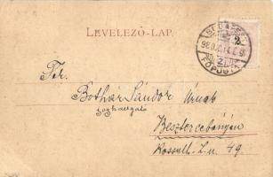 1898 Budapest XIV. Városliget, Első Budapesti Variete Színház (fa)