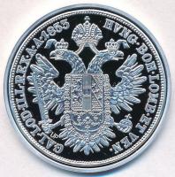 DN "Magyar tallérok utánveretben - Ferenc József ifjúkori tallérja 1853" Ag emlékérem tanú...