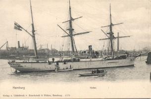 Hamburg with Danish ship Skjold
