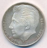 Csehszlovákia 1978. 100K Ag Julius Fucik T:1(PP)  Czechoslovakia 1978. 100 Korun Ag Julius Fucik C:UNC(PP)  Krause KM#92