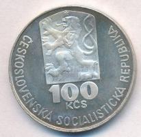 Csehszlovákia 1978. 100K Ag "Julius Fucik" T:1(PP) 
Czechoslovakia 1978. 100 Korun Ag &qu...